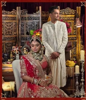 Mr. Vijit Kumar Mittal with a family at their wedding celebration